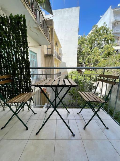 Kato Patisia Studio With Balcony Atena Exterior foto